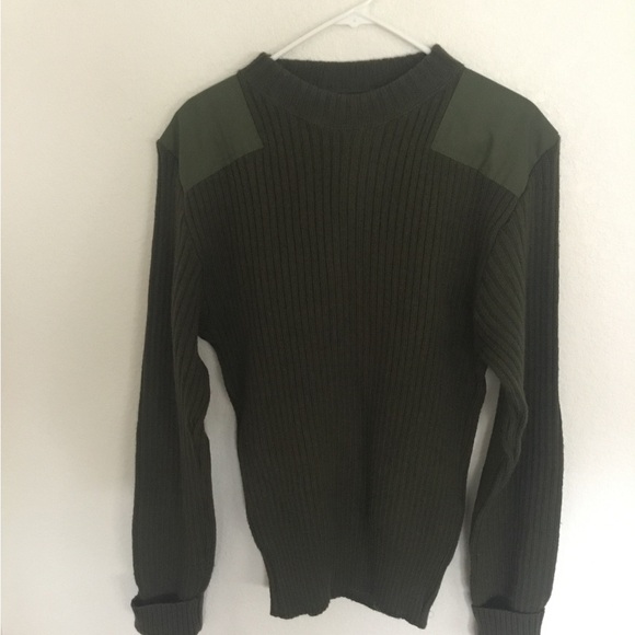 Marine corps green service sweater ( wooly pooly) size 44 - Picture 1 of 7